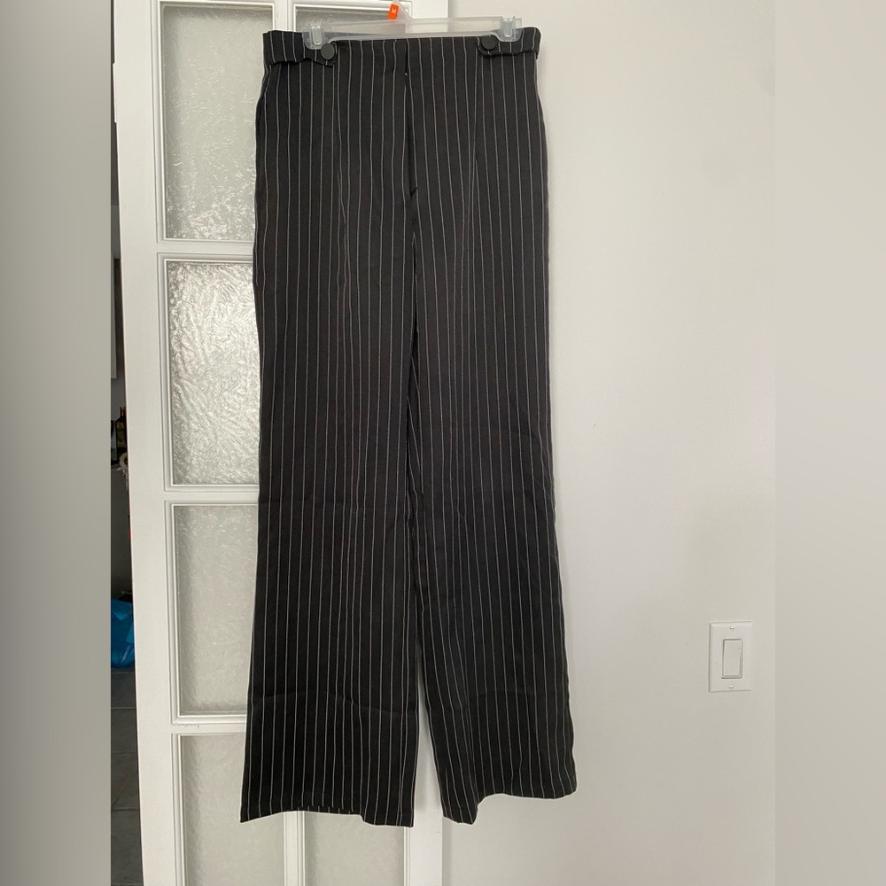 Cider Charcoal Pinstripe Pants